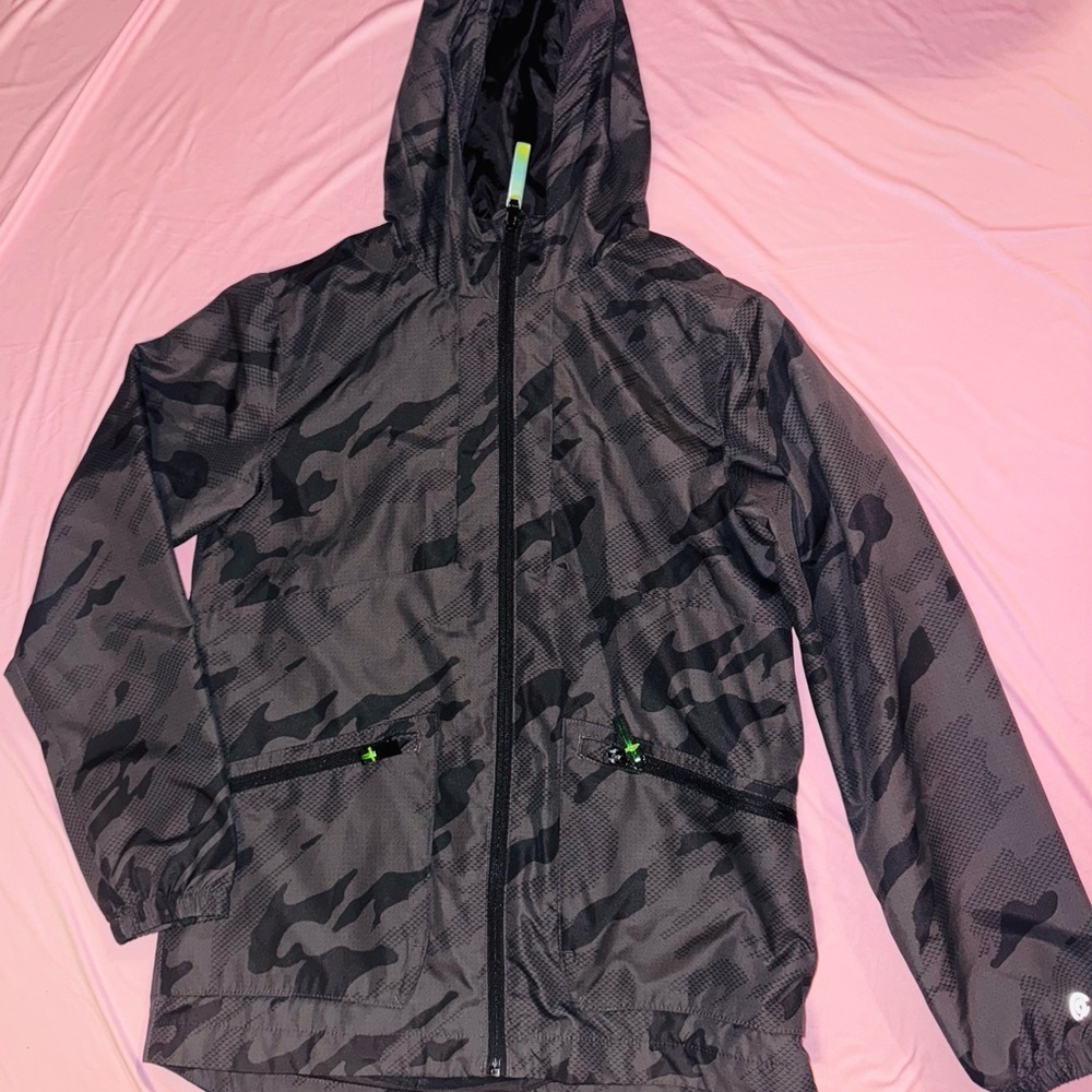 Champion Kids Black Camouflage Raincoat